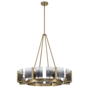 Golden - 3164-8 BCB-SWG - Eight Light Chandelier - Aenon - Brushed Champagne Brass