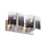 Golden - 3164-BA2 PW-SWG - Two Light Vanity - Aenon - Pewter