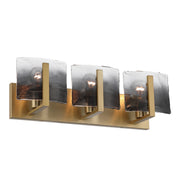 Golden - 3164-BA3 BCB-SWG - Three Light Vanity - Aenon - Brushed Champagne Brass