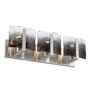 Golden - 3164-BA3 PW-SWG - Three Light Vanity - Aenon - Pewter