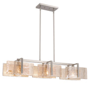 Golden - 3164-LP PW-AWG - Three Light Island Pendant - Aenon - Pewter