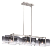 Golden - 3164-LP PW-SWG - Three Light Island Pendant - Aenon - Pewter