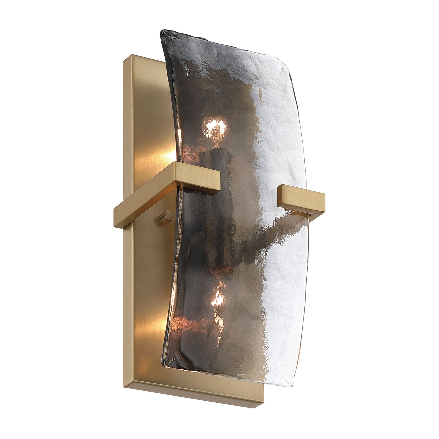 Golden - 3164-WSC BCB-SWG - Two Light Wall Sconce - Aenon - Brushed Champagne Brass
