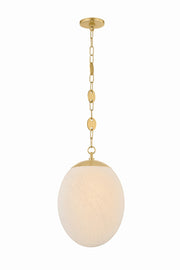 Mitzi - H1146701L-AGB - One Light Pendant - Nell - Aged Brass