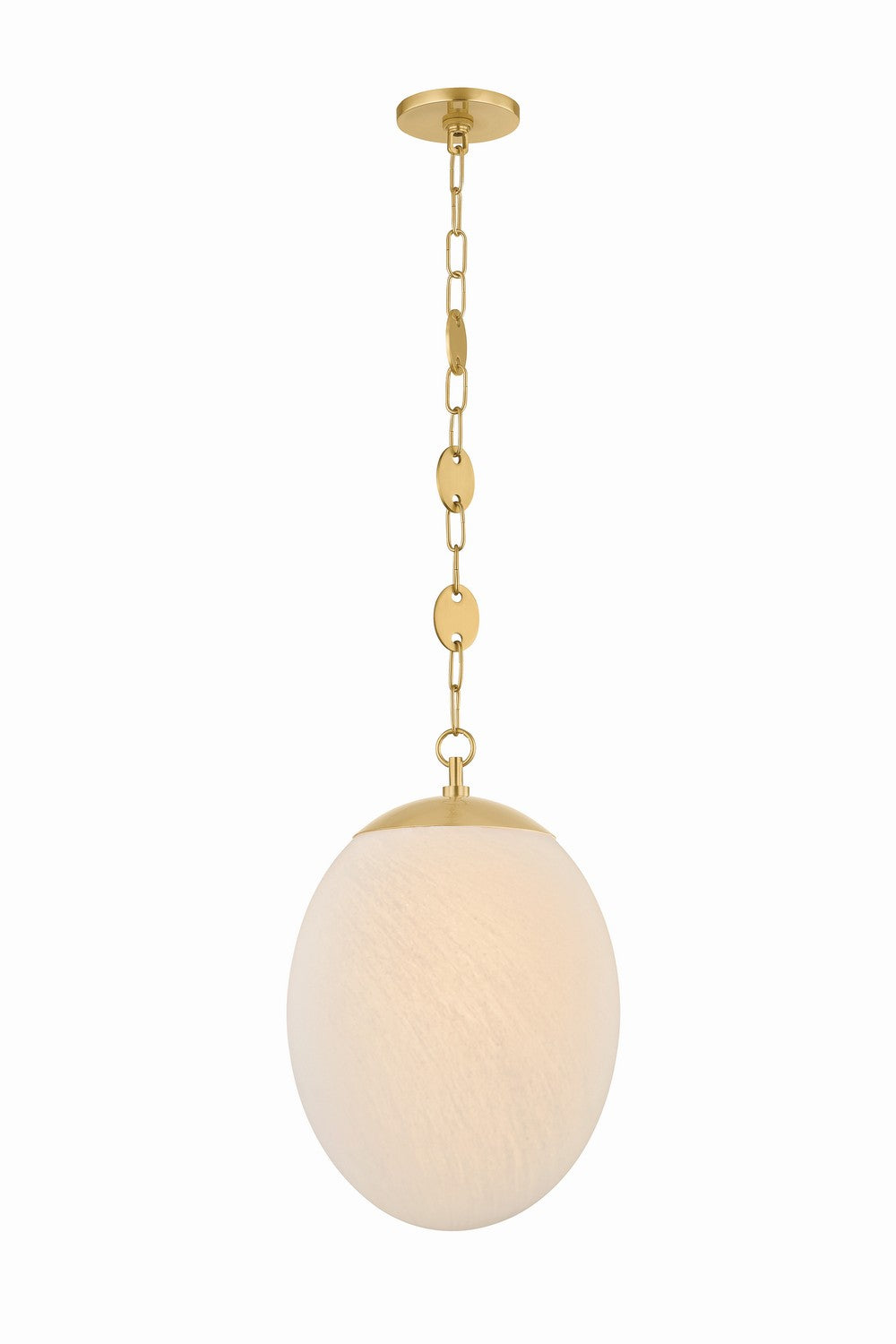 Mitzi - H1146701L-AGB - One Light Pendant - Nell - Aged Brass