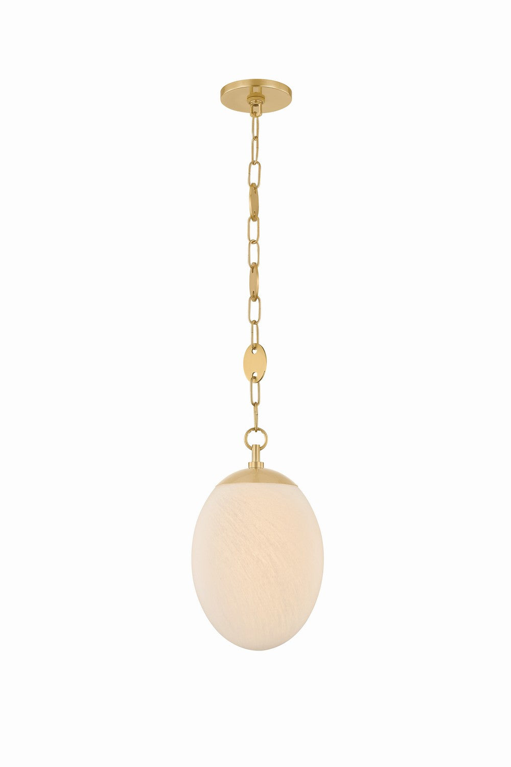 Mitzi - H1146701S-AGB - One Light Pendant - Nell - Aged Brass
