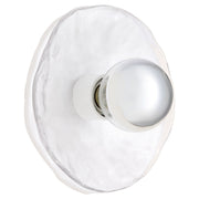 Quorum - 53-8-0847 - One Light Wall Sconce - Del Rey - Brushed Brass|Studio White