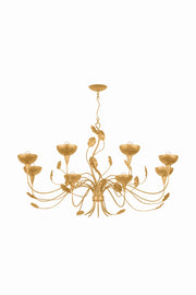 Corbett Lighting - 566-52-VGL - Eight Light Chandelier - Innsbruck - Vintage Gold Leaf