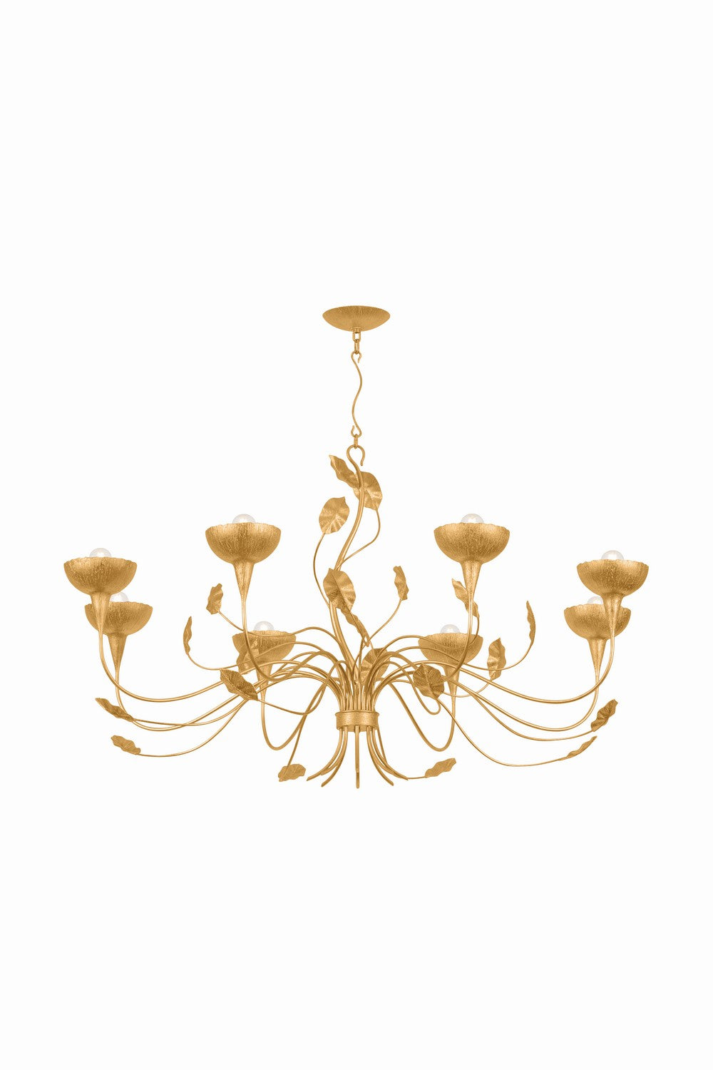 Corbett Lighting - 566-52-VGL - Eight Light Chandelier - Innsbruck - Vintage Gold Leaf