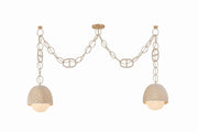Corbett Lighting - 576-02-CPL - Two Light Linear - Piasu - Champagne Leaf