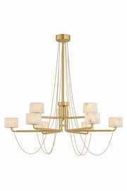 Corbett Lighting - 578-47-VB - LED Chandelier - Bunda - Vintage Brass