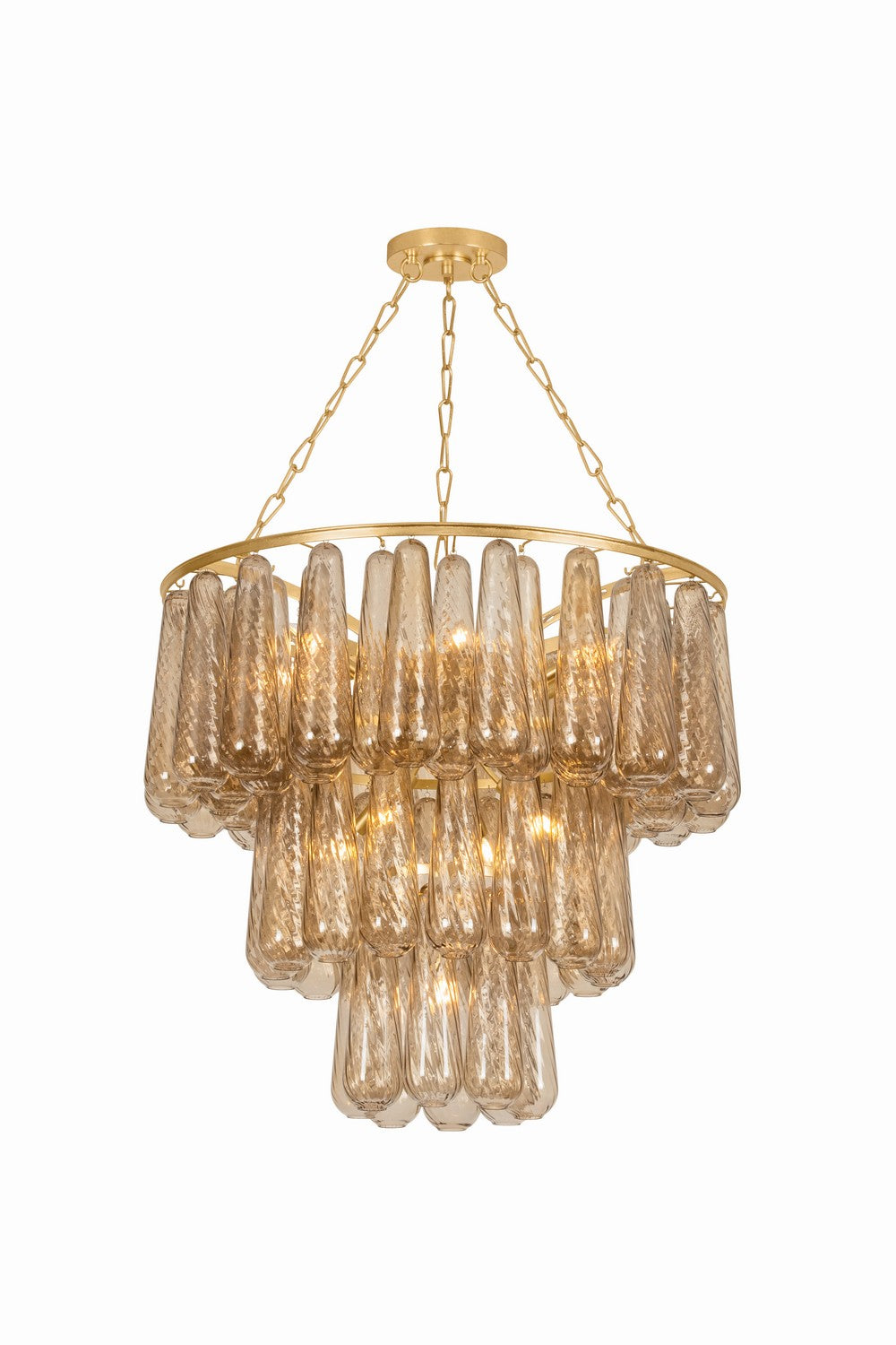 Corbett Lighting - 581-36-VGL - 11 Light Chandelier - Milos - Vintage Gold Leaf
