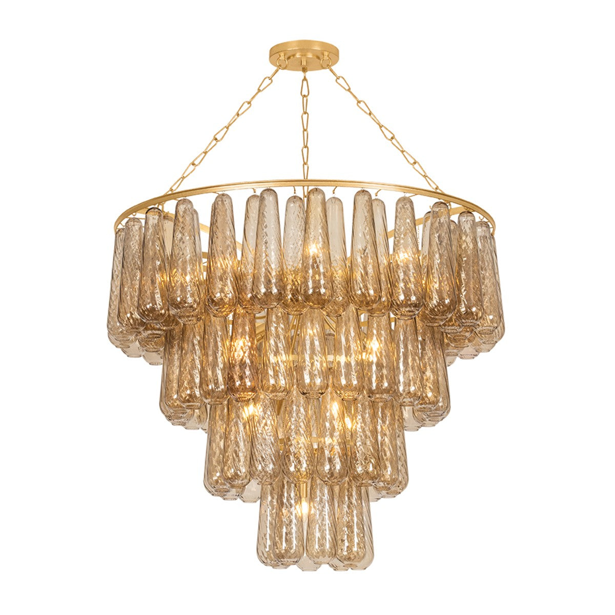 Corbett Lighting - 581-46-VGL - 19 Light Chandelier - Milos - Vintage Gold Leaf