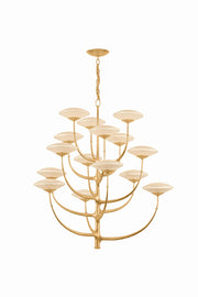 Corbett Lighting - 589-46-VGL - LED Chandelier - Pluro - Vintage Gold Leaf