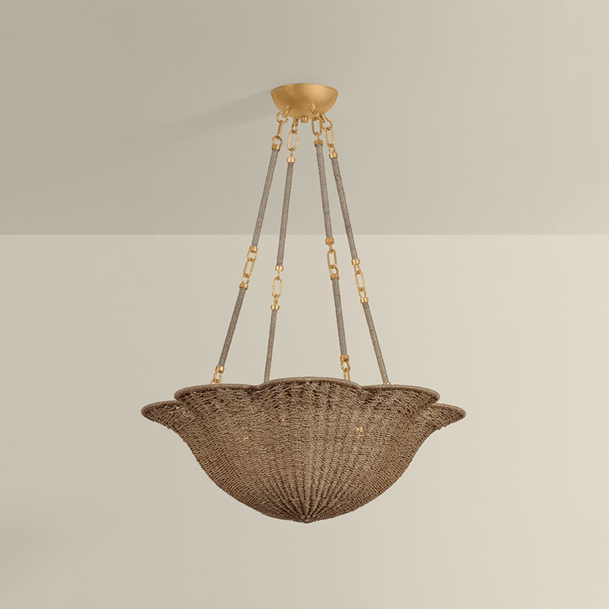 Hudson Valley - 1074-VGL - Four Light Chandelier - Ardonia - Vintage Gold Leaf