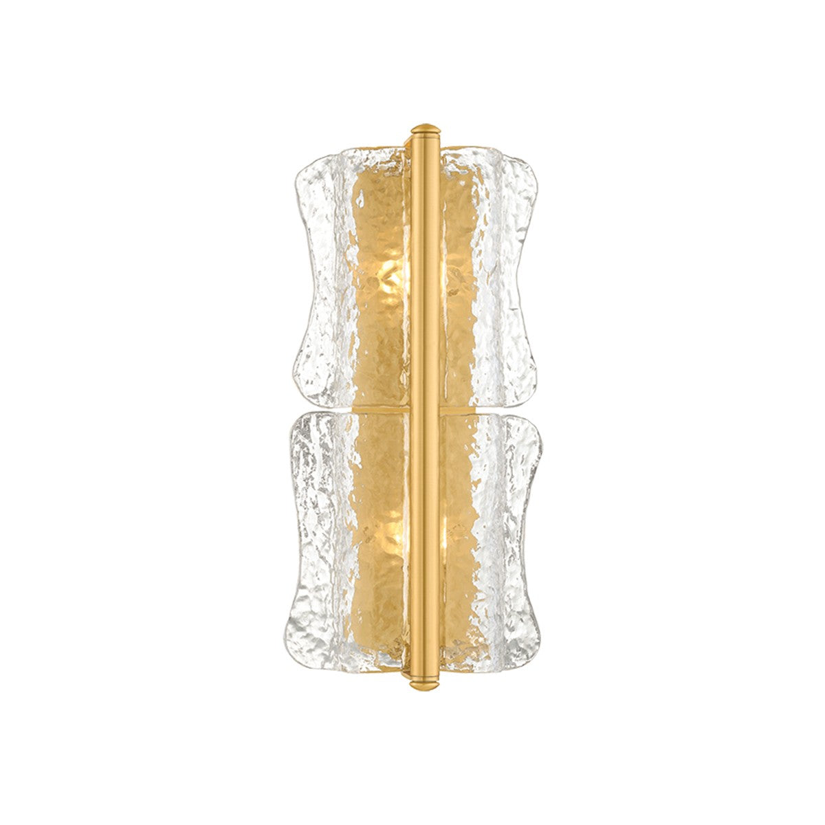 Hudson Valley - 1372-AGB - Two Light Wall Sconce - Fosterdale - Aged Brass
