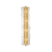 Hudson Valley - 1374-AGB - Four Light Wall Sconce - Fosterdale - Aged Brass