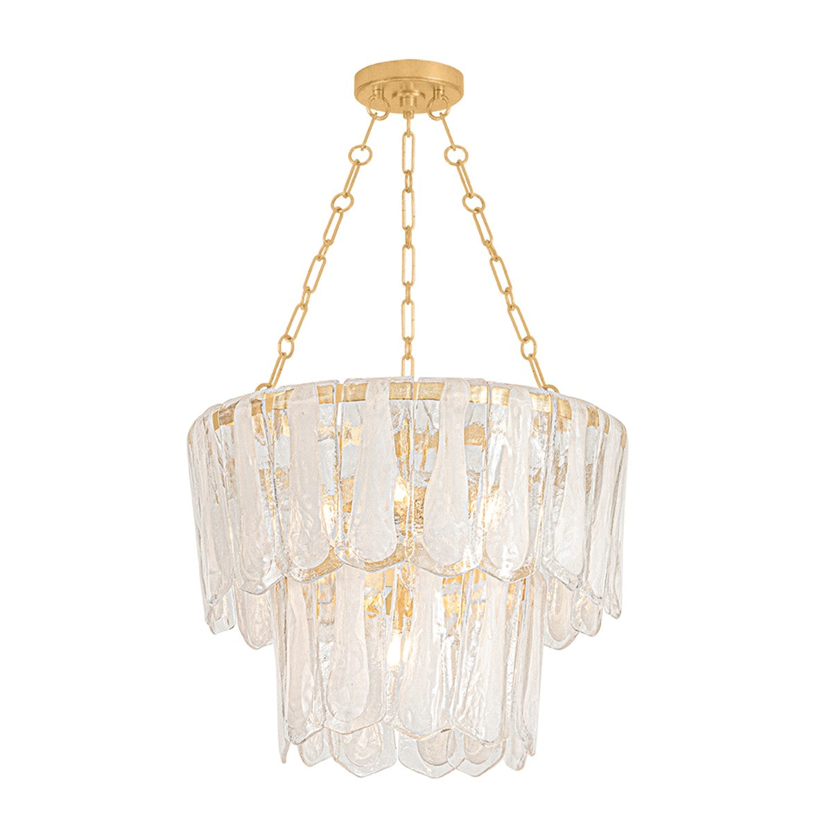 Hudson Valley - 1705-VGL - Five Light Chandelier - Tappan - Vintage Gold Leaf