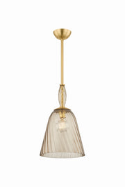 Hudson Valley - 2413-AGB - One Light Pendant - Bleecker - Aged Brass