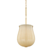 Hudson Valley - 3113-AGB - One Light Pendant - Nevins - Aged Brass
