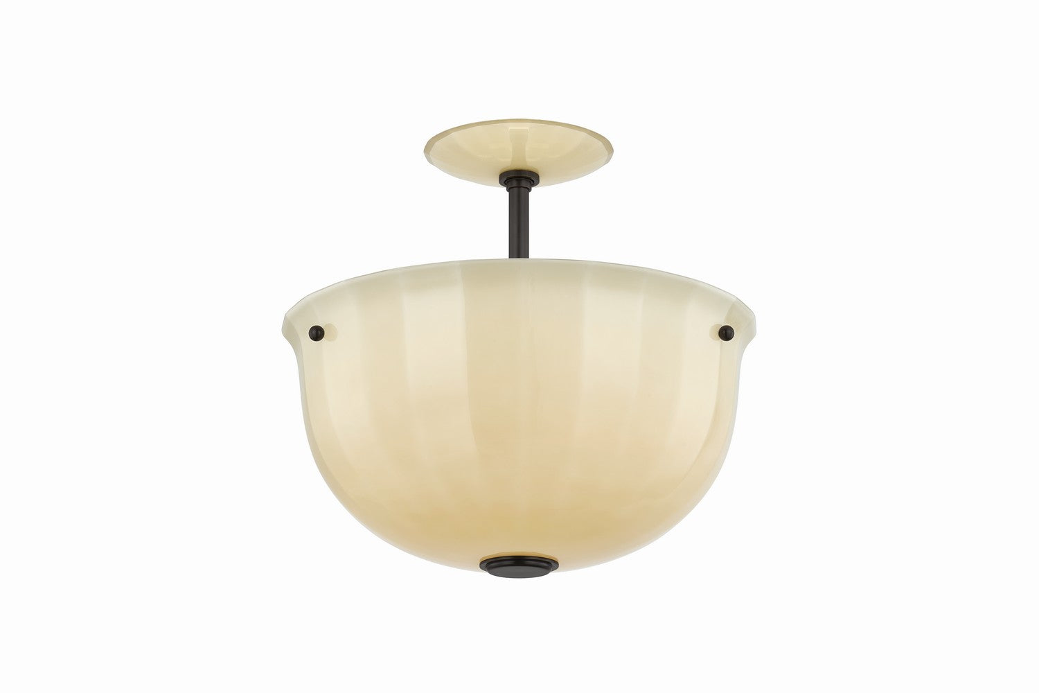 Hudson Valley - 3115-DB - One Light Semi Flush Mount - Nevins - Distressed Bronze