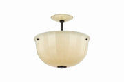 Hudson Valley - 3115-DB - One Light Semi Flush Mount - Nevins - Distressed Bronze