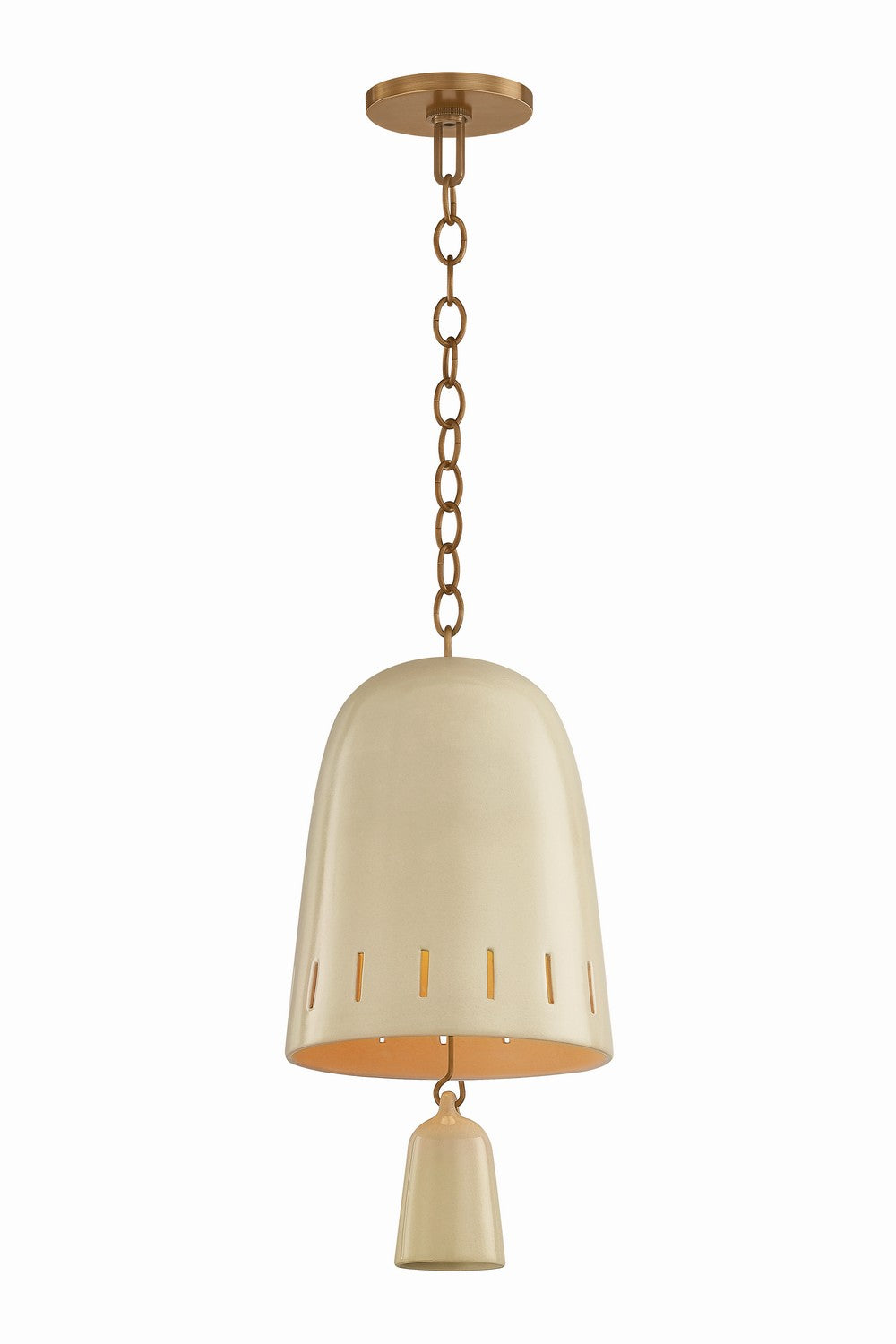 Hudson Valley - 3609-PBR/CIC - One Light Pendant - Omi - Patina Brass