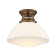 Hudson Valley - 4917-HB - One Light Flush Mount - Bruceville - Historic Bronze