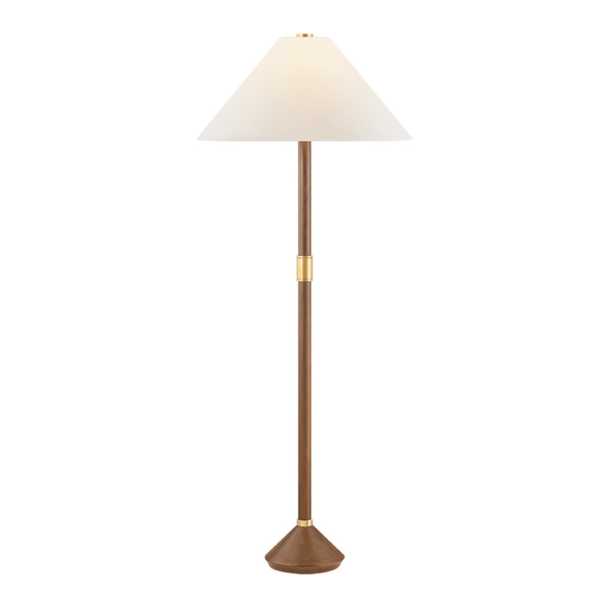 Hudson Valley - L2251-AGB - One Light Floor Lamp - Merrimack - Aged Brass