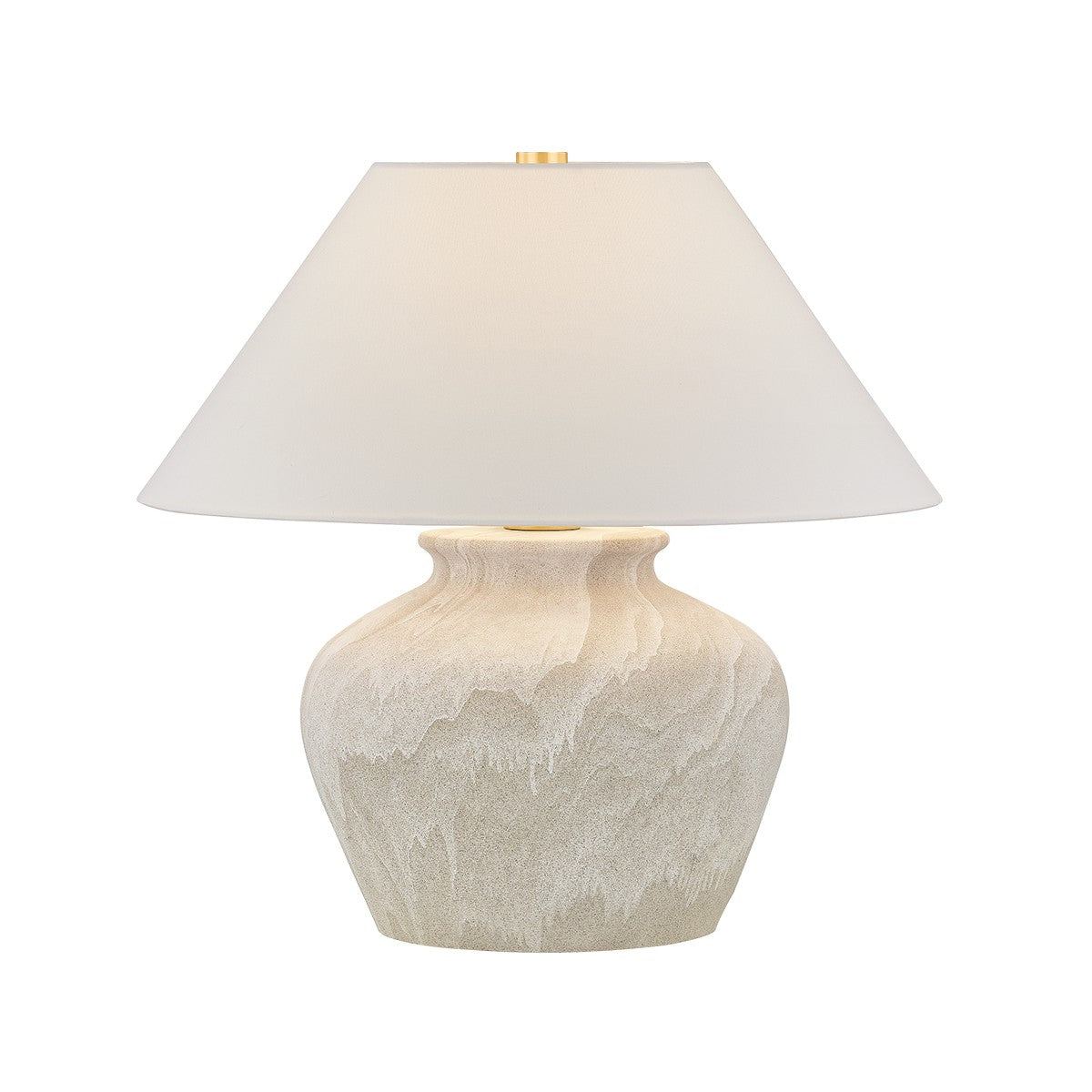 Hudson Valley - L2741-AGB/CWN - One Light Table Lamp - Allards - Aged Brass