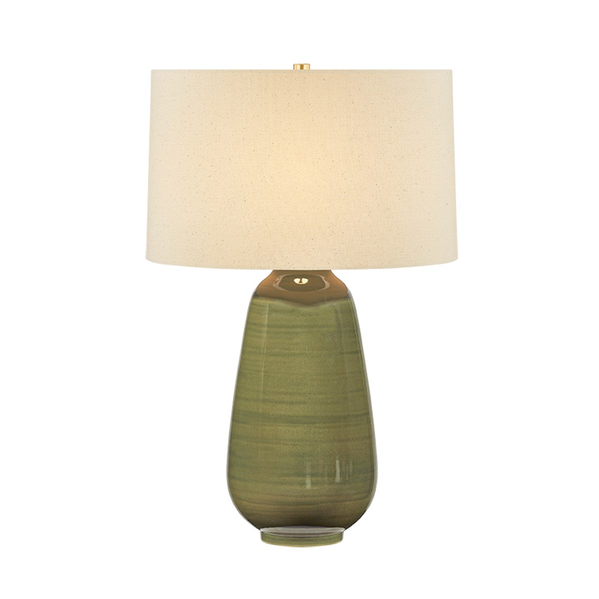Hudson Valley - L4231-AGB/CDF - One Light Table Lamp - Piermont - Aged Brass