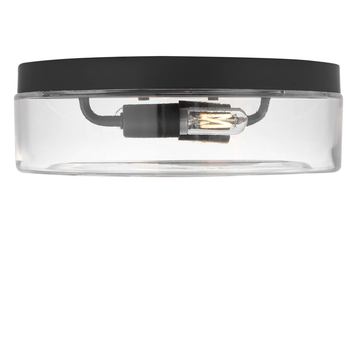 Generation Lighting - GLF1722MBK - Two Light Flush Mount - Rhett - Midnight Black