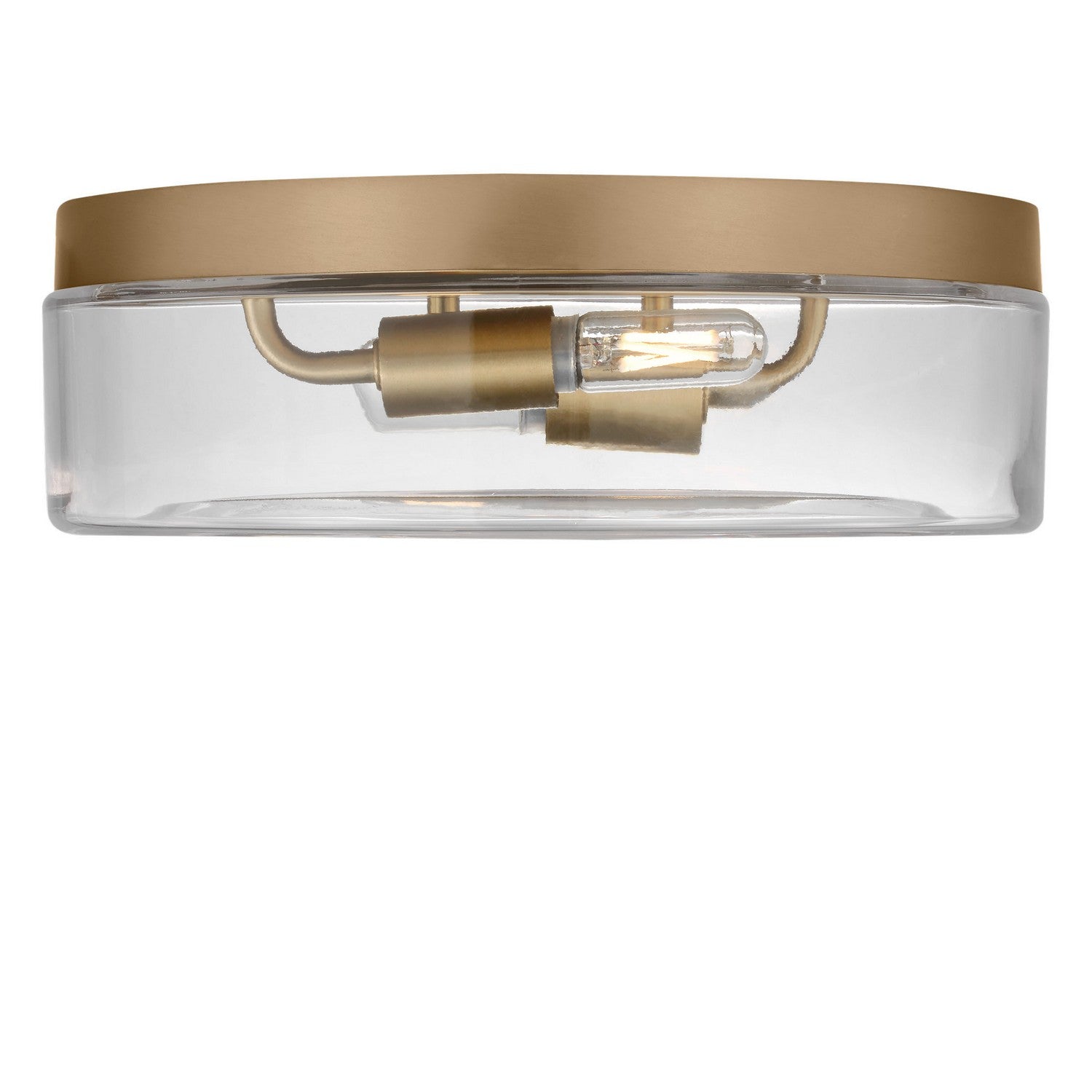 Generation Lighting - GLF1722SB - Two Light Flush Mount - Rhett - Satin Brass