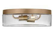 Generation Lighting - GLF1722SBE - Two Light Flush Mount - Rhett - Satin Brass