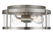 Generation Lighting - GLF1732BN - Two Light Flush Mount - Lumra - Brushed Nickel