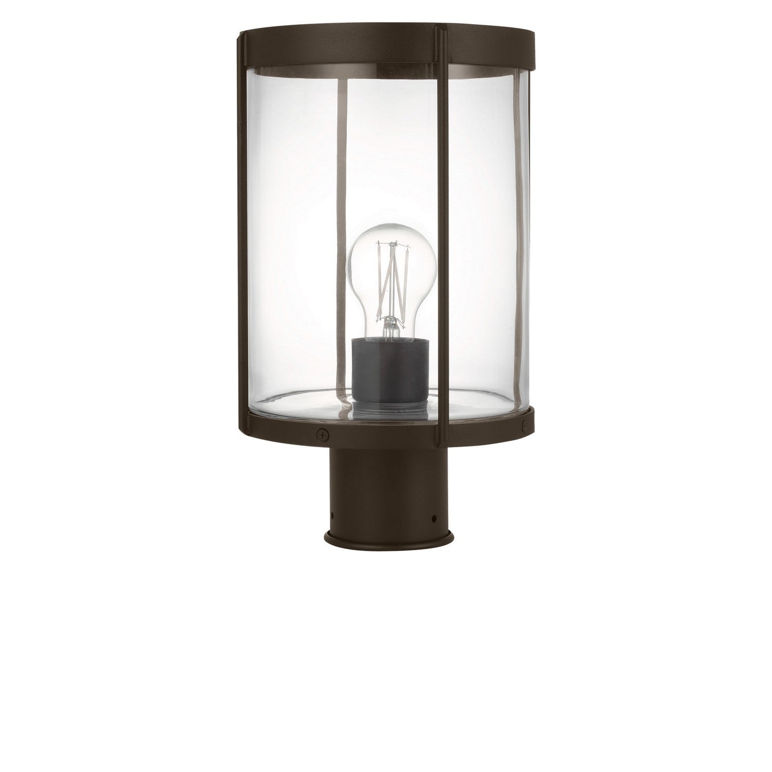 Generation Lighting - GLO1741C-ANBZE - One Light Outdoor Post Lantern - Luning - Antique Bronze