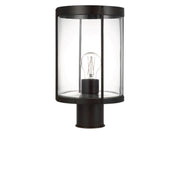 Generation Lighting - GLO1741C-TXB - One Light Outdoor Post Lantern - Luning - Textured Black