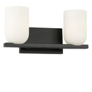 Generation Lighting - GLV1962MBK - Two Light Vanity - Neblina - Midnight Black