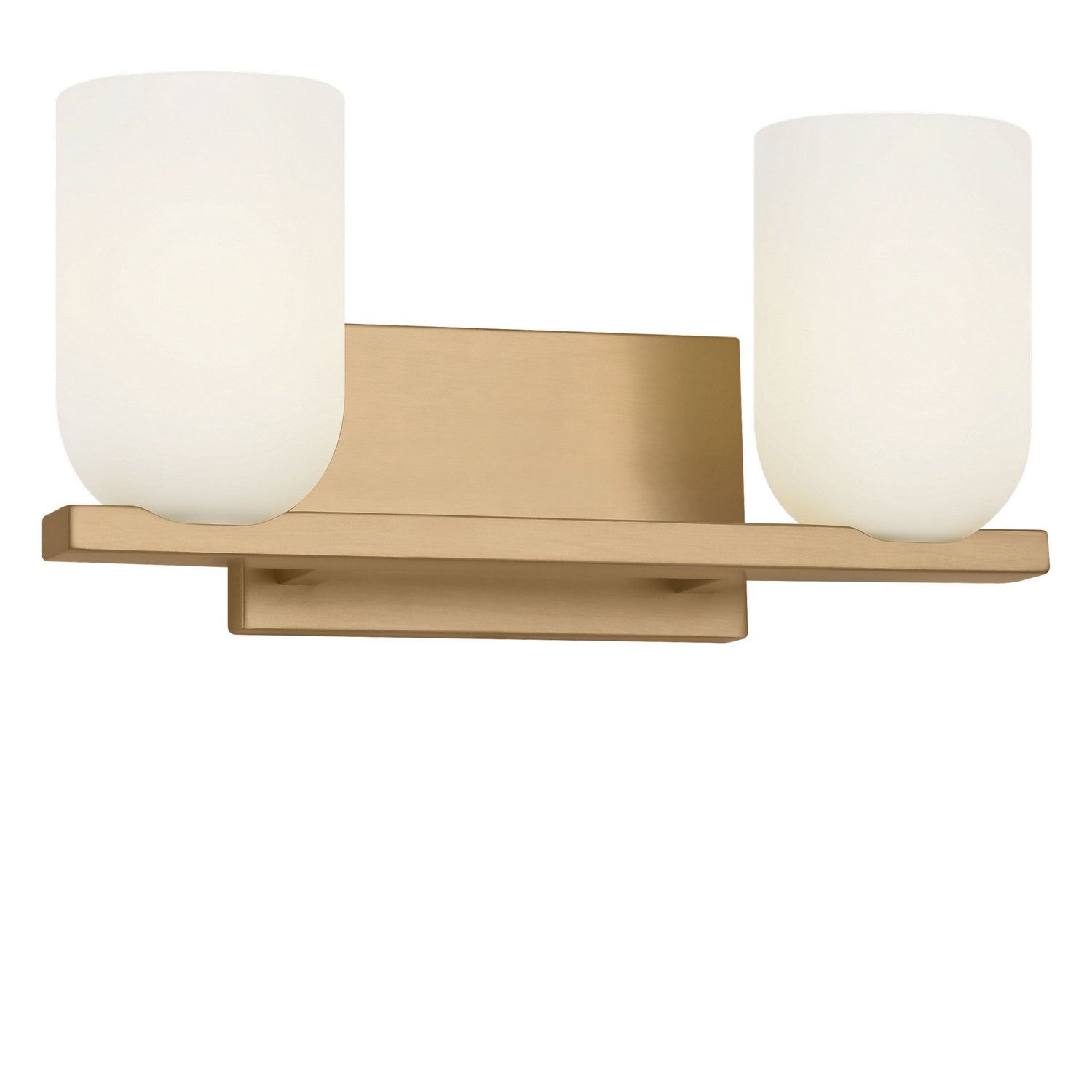 Generation Lighting - GLV1962SB - Two Light Vanity - Neblina - Satin Brass