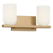 Generation Lighting - GLV1962SBE - Two Light Vanity - Neblina - Satin Brass