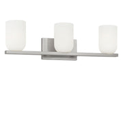 Generation Lighting - GLV1973BNE - Three Light Vanity - Neblina - Brushed Nickel