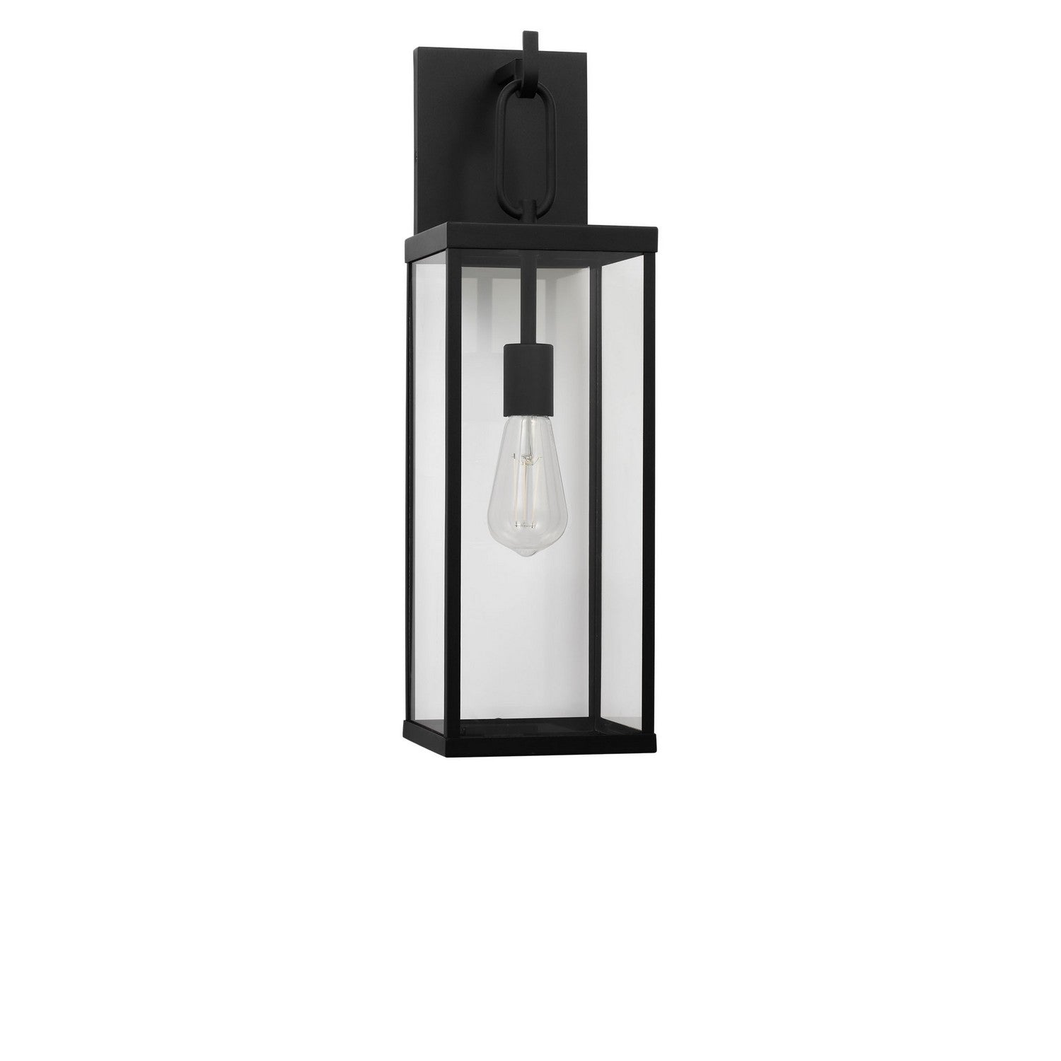 Generation Lighting - GLO1771TXB - One Light Lantern - Rox - Textured Black