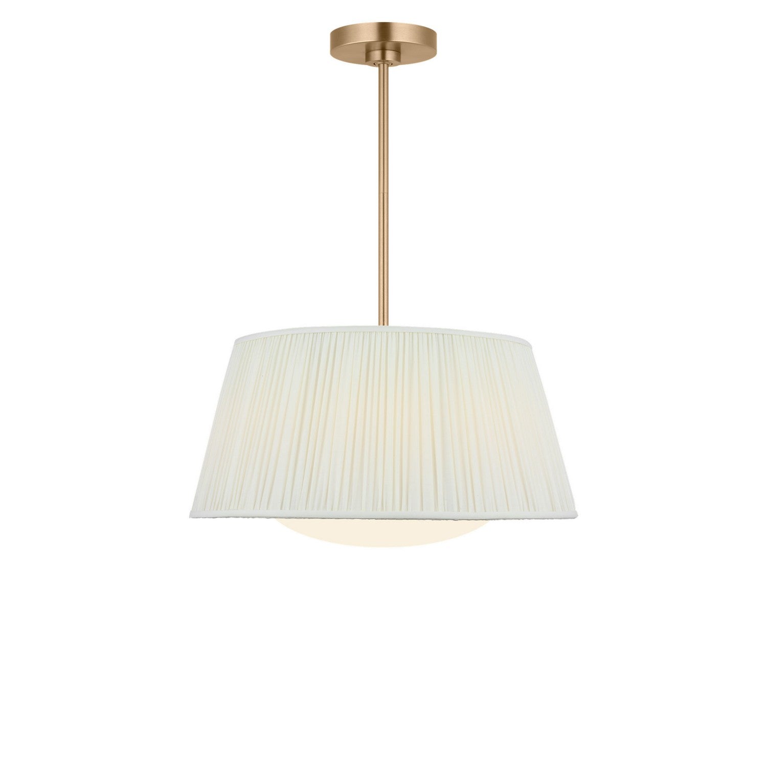 Generation Lighting - GLP1873SBE - Three Light Pendant - Vilera - Satin Brass