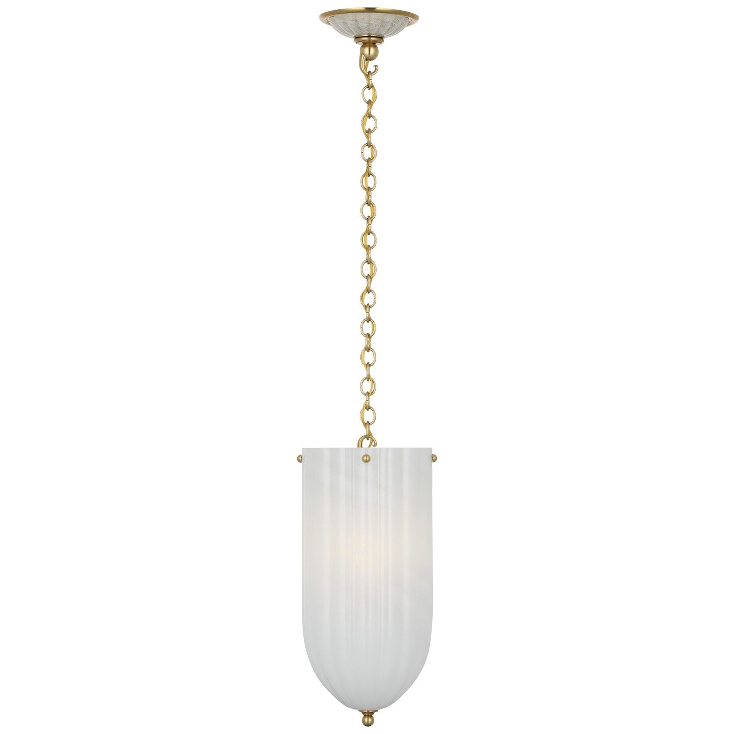 Visual Comfort Signature - ARN 5016HAB-WSG - LED Pendant - Rosehill - Hand-Rubbed Antique Brass