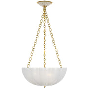Visual Comfort Signature - ARN 5017HAB-WSG - LED Chandelier - Rosehill - Hand-Rubbed Antique Brass