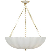 Visual Comfort Signature - ARN 5019HAB-WSG - LED Chandelier - Rosehill - Hand-Rubbed Antique Brass