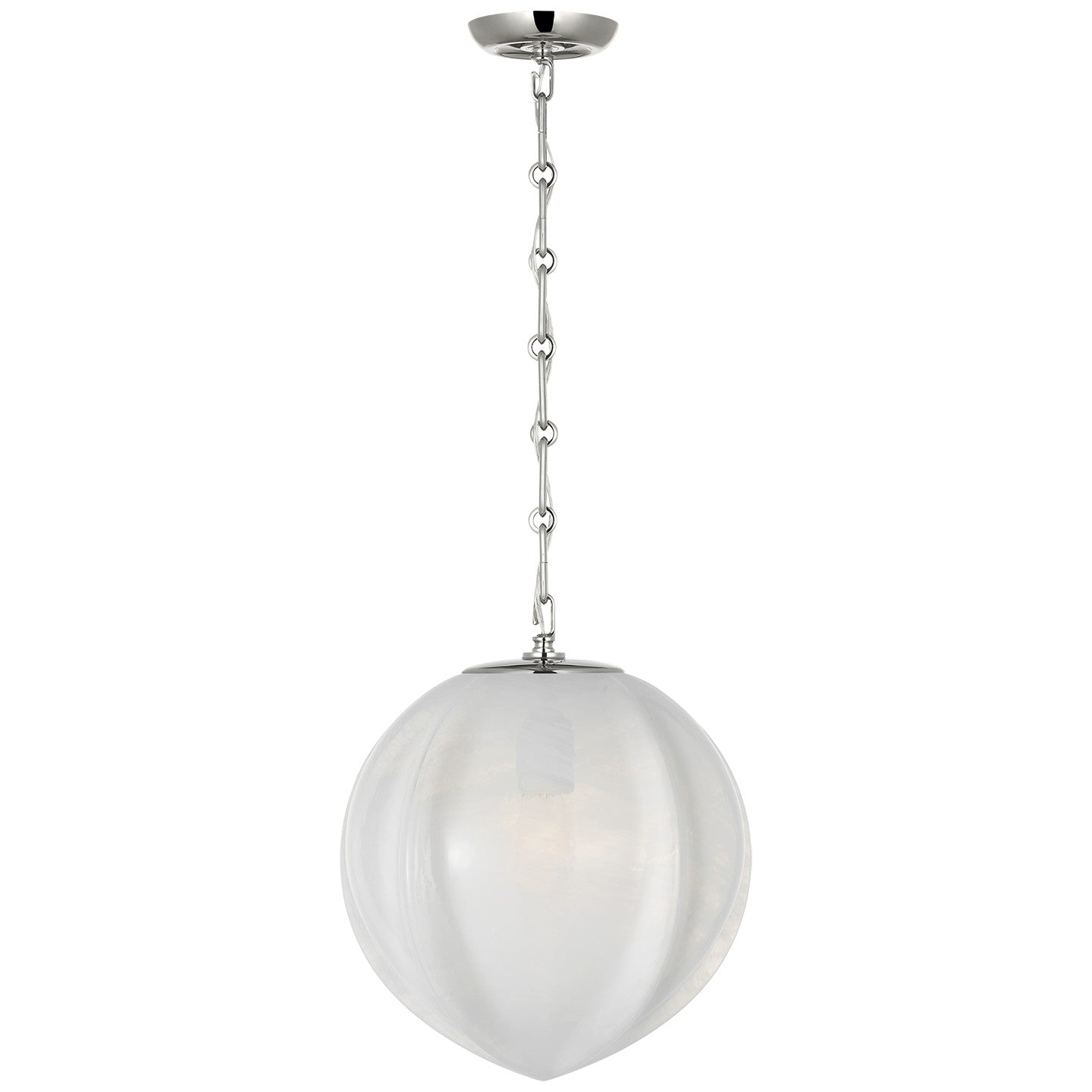 Visual Comfort Signature - ARN 5025PN-WSG - LED Pendant - Rae - Polished Nickel