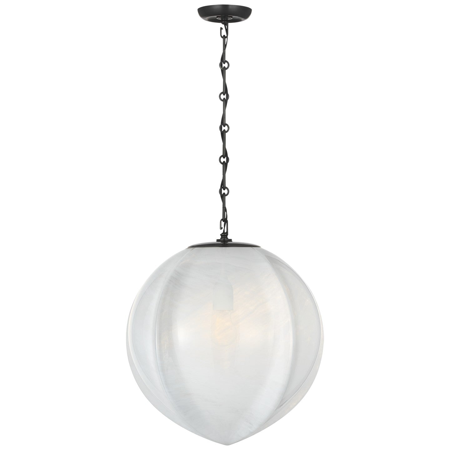 Visual Comfort Signature - ARN 5026BZ-WSG - LED Pendant - Rae - Bronze