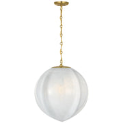 Visual Comfort Signature - ARN 5026HAB-WSG - LED Pendant - Rae - Hand-Rubbed Antique Brass