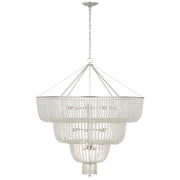 Visual Comfort Signature - ARN 5303BSL-CG - LED Chandelier - Jacqueline - Burnished Silver Leaf